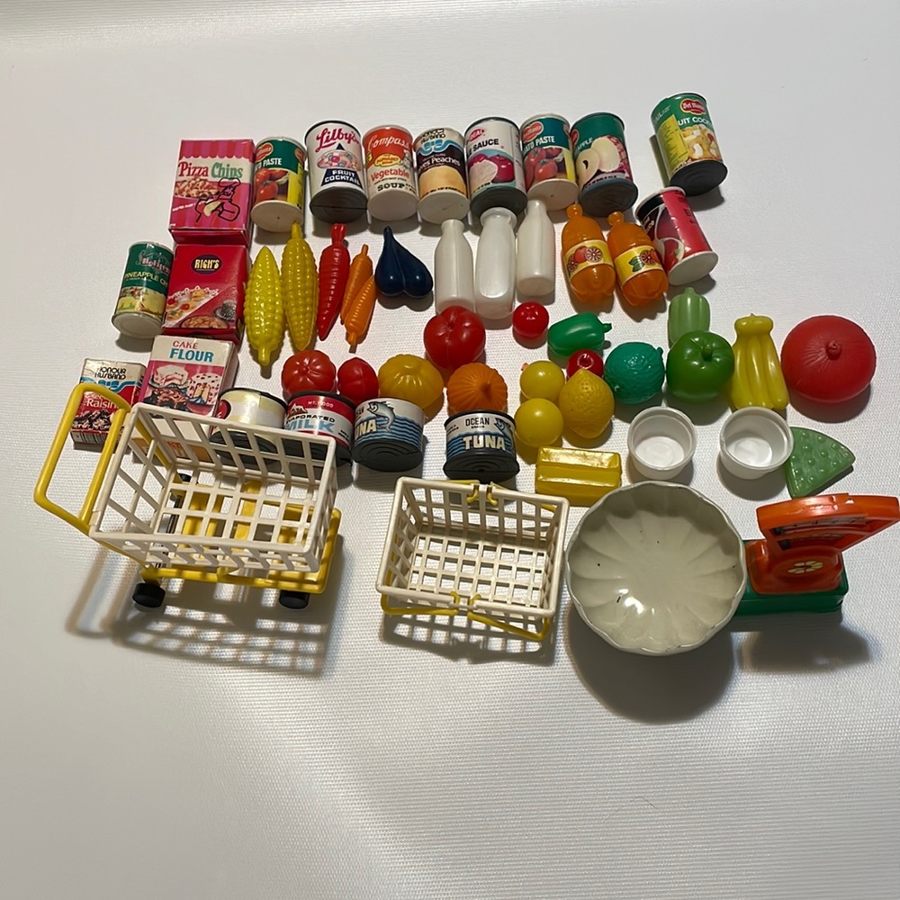 Supermarket Miniature Mini 50 pieces